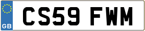 Truck License Plate